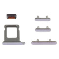 SIM Card Tray + Side Keys for iPhone 14 Pro(Purple)