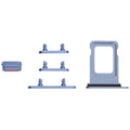 SIM Card Tray + SIM Card Tray + Side Keys for iPhone 14 (Blue)