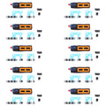 10sets Speaker Ringer Buzzer Dustproof Mesh For iPhone 14 (Silver)
