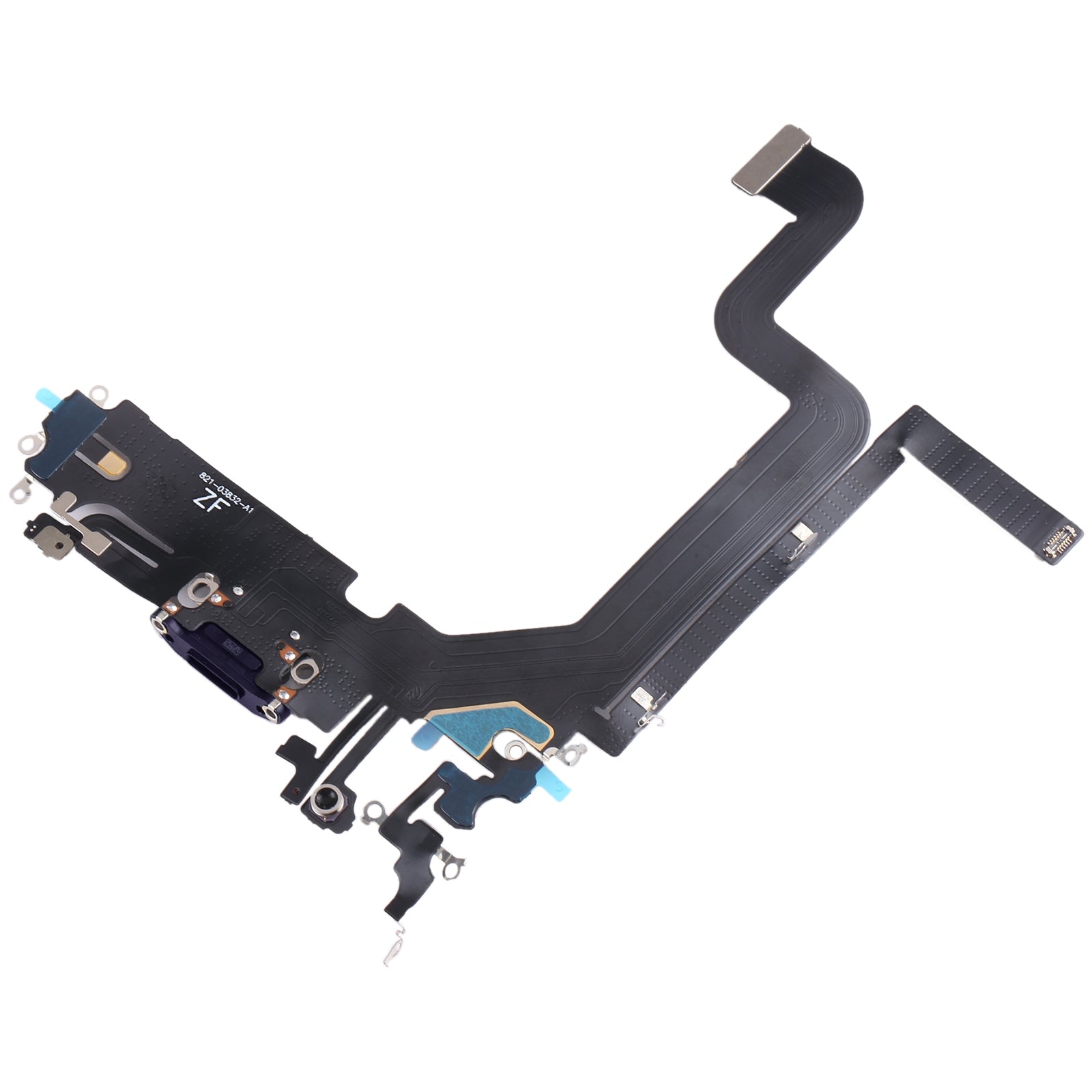 For iPhone 14 Pro Max Charging Port Flex Cable (Purple)