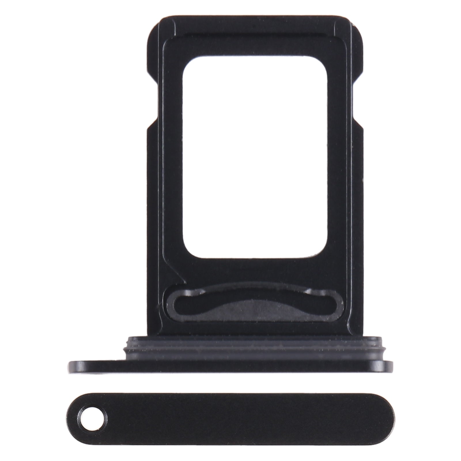 For iPhone 15 Plus SIM + SIM Card Tray (Black)