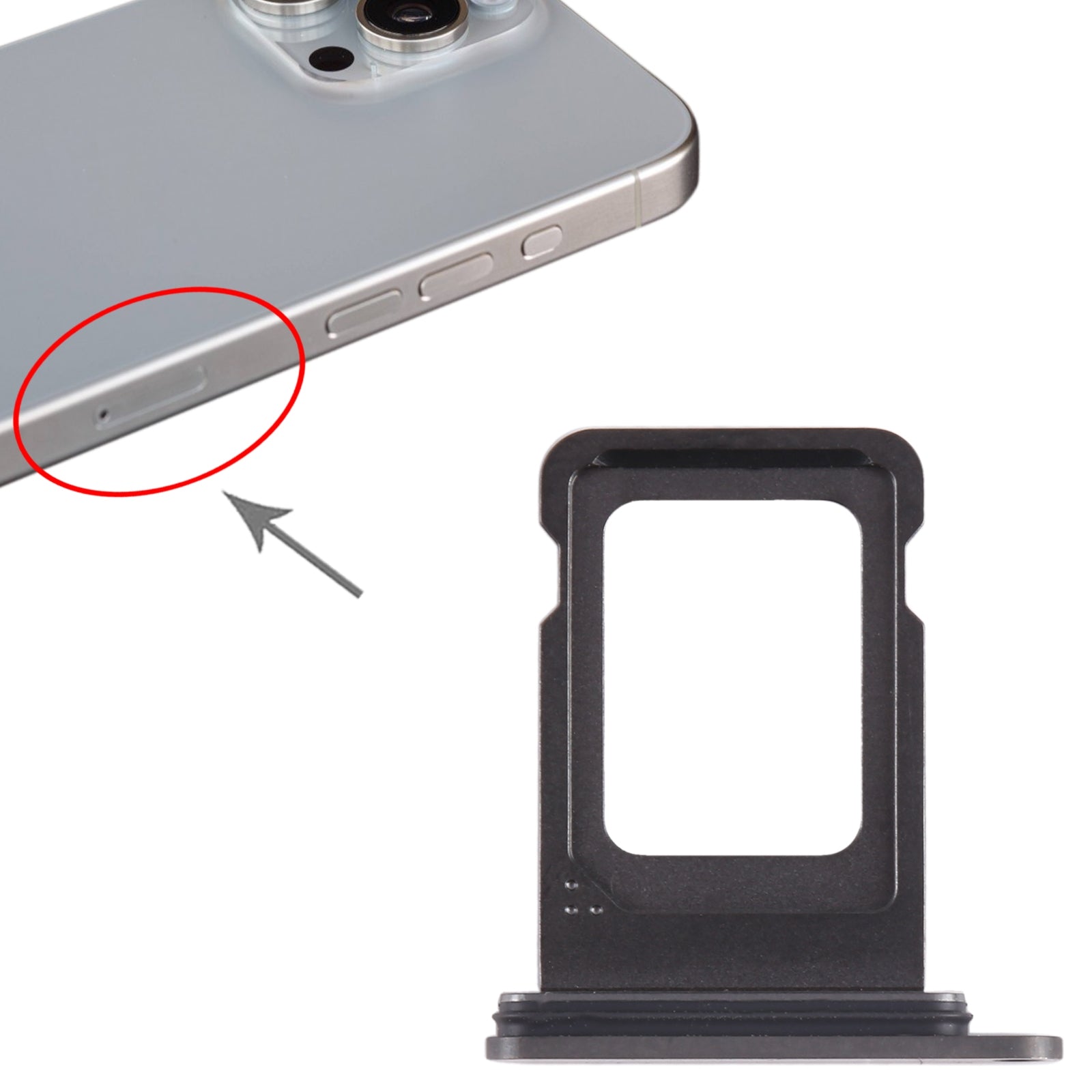 For iPhone 15 Pro Max SIM Card Tray (Blue)