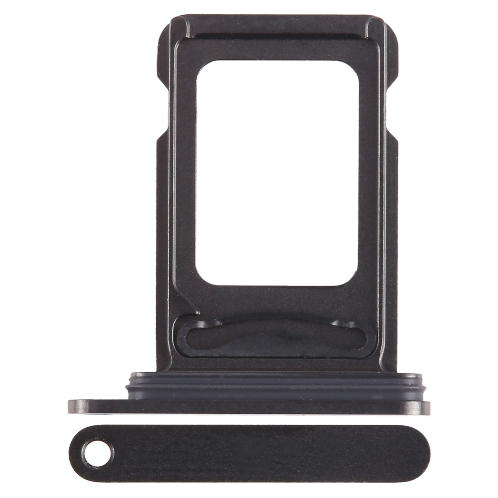 For iPhone 15 Pro SIM + SIM Card Tray (Black)