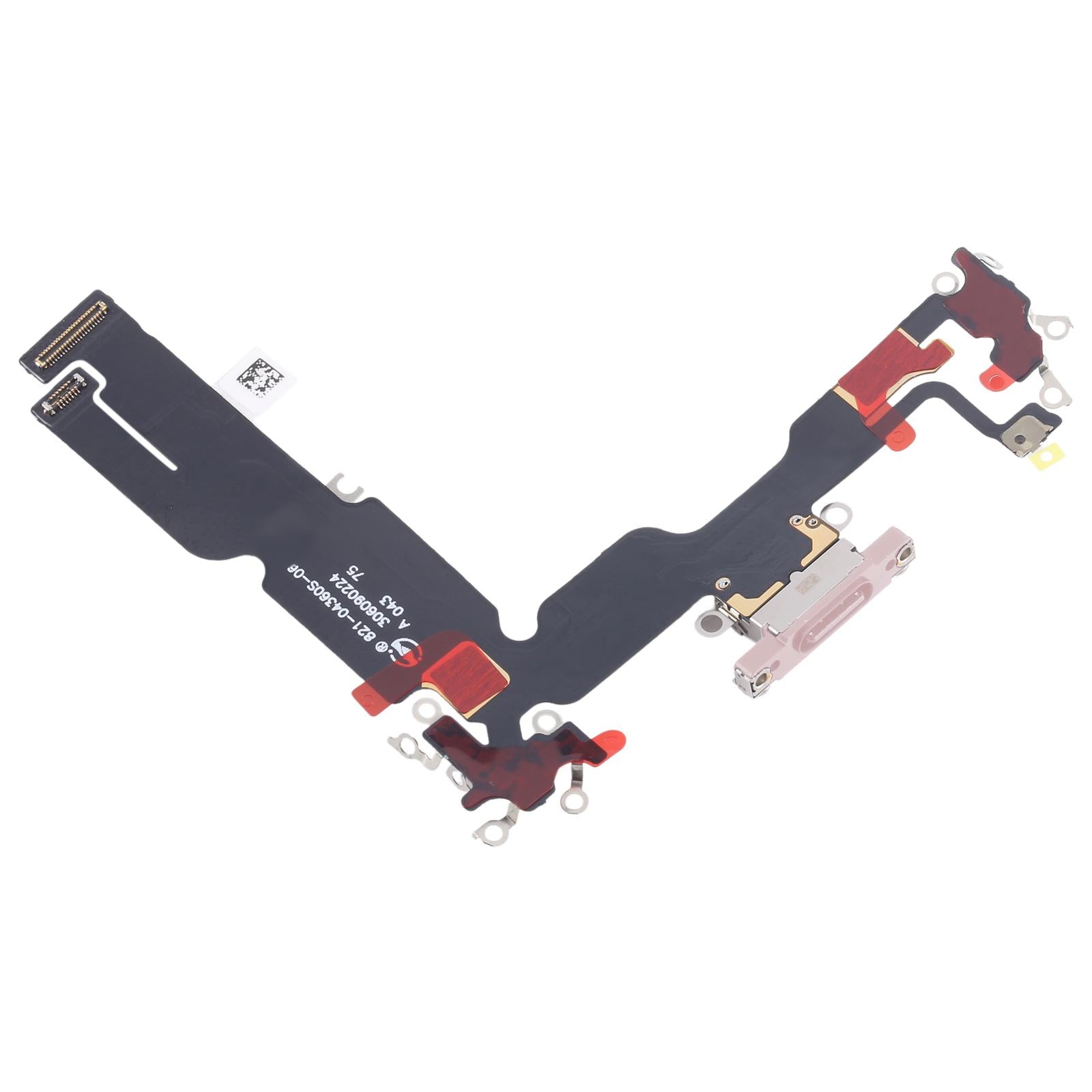 For iPhone 15 Plus Charging Port Flex Cable (Pink)