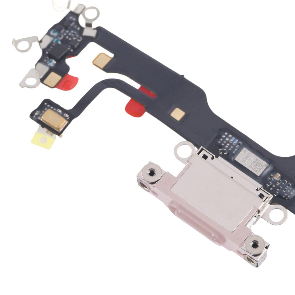 For iPhone 15 Plus Charging Port Flex Cable (Pink)