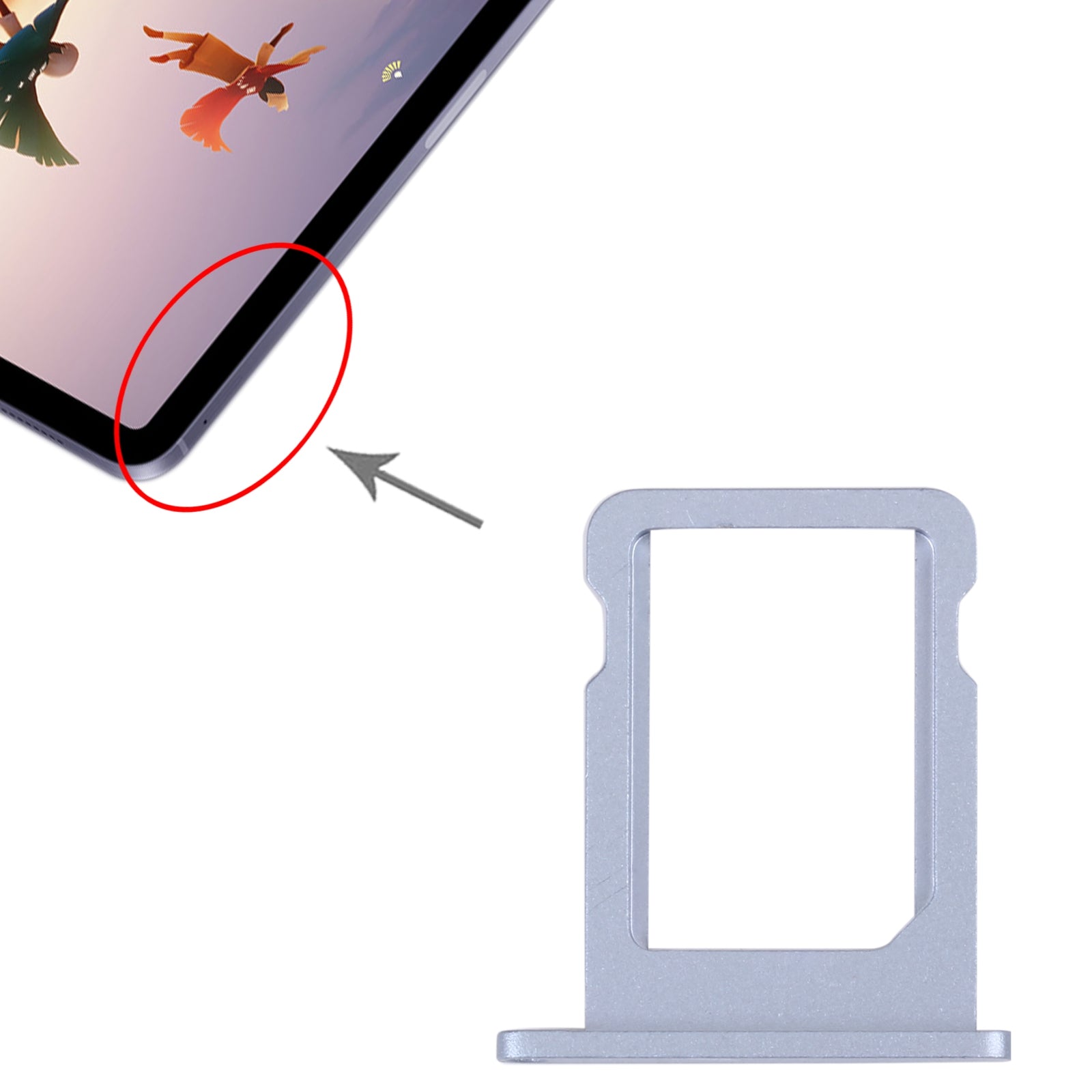 SIM Card Tray for iPad Air 2022 (Blue)