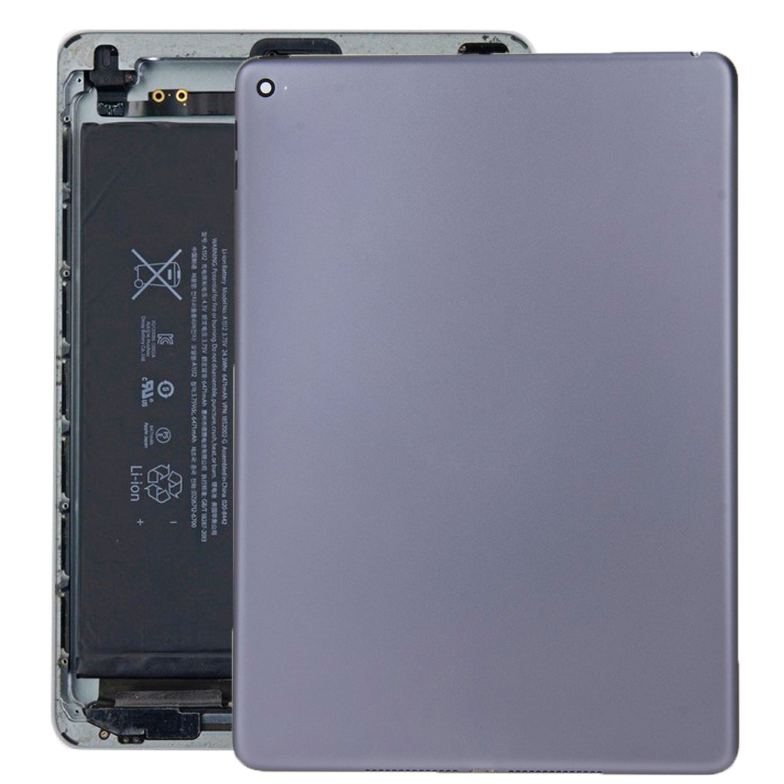 Battery Back Housing Cover  for iPad Air 2 / iPad 6 (WiFi Version) (Grey)