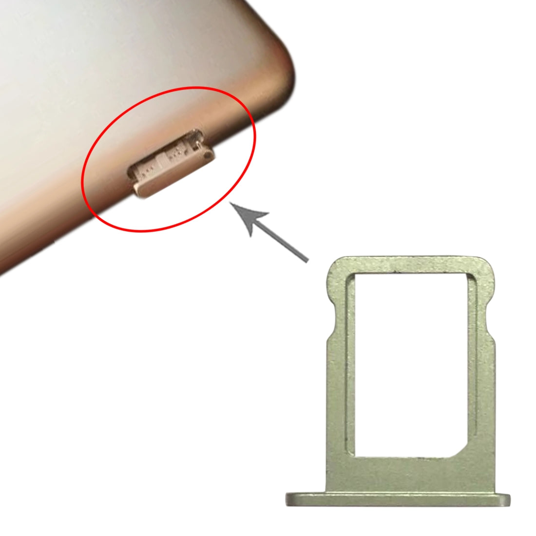 SIM Card Tray for iPad Air (2020) / Air 4 10.9 inch (Green)