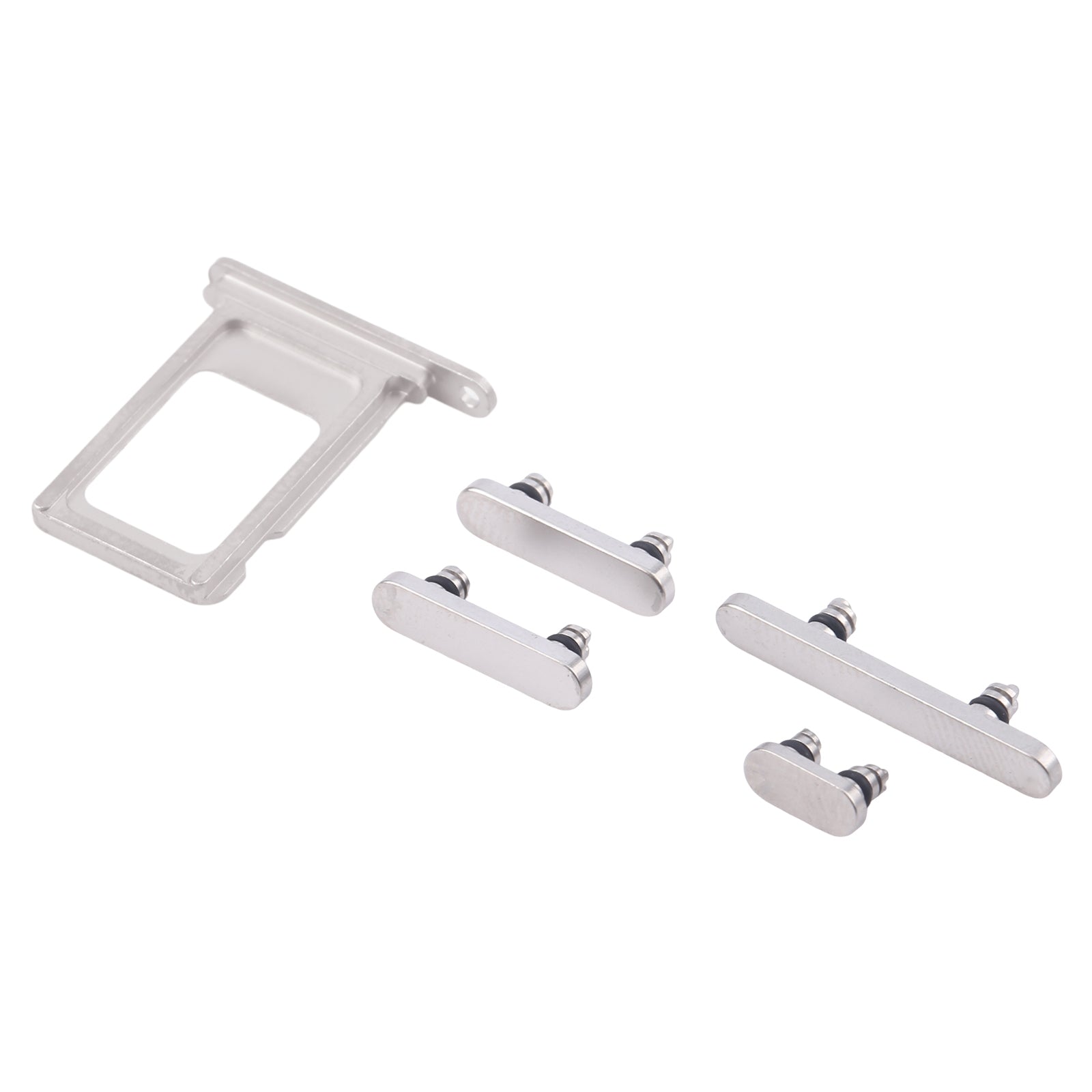 For iPhone 16 Pro Max Original SIM Card Tray + Side Keys (White)
