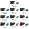 For iPhone Air 10sets Speaker Ringer Buzzer Dustproof Mesh (Black)