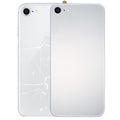 Glass Mirror Surface Battery Back Cover for iPhone 8 (Silver)