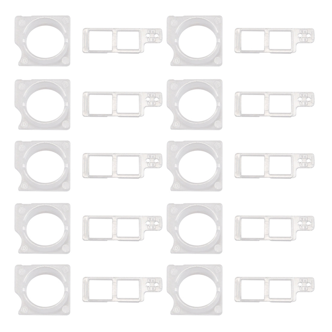 10 Sets for iPhone 8 Front Facing Camera Module Bezel + Sensor Retaining Bracket