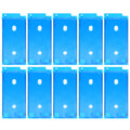 10 PCS LCD Frame Bezel Waterproof Adhesive Stickers for iPhone 8 (White)