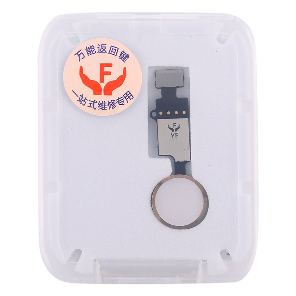 Home Button (3rd ) with Flex Cable (Not Supporting Fingerprint Identification) for iPhone 8 Plus / 7 Plus / 8 / 7(Gold)