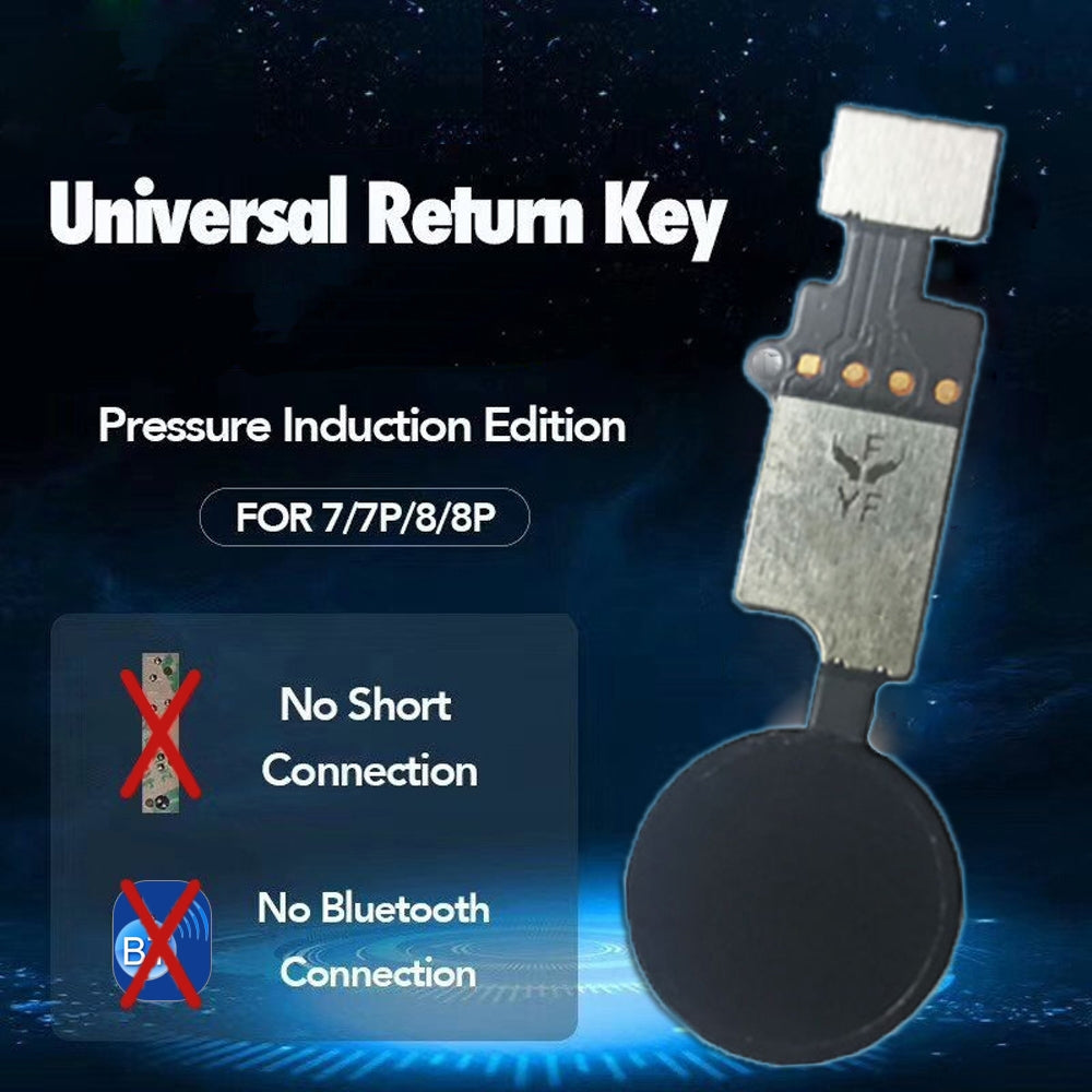 Home Button (3rd ) with Flex Cable (Not Supporting Fingerprint Identification) for iPhone 8 Plus / 7 Plus / 8 / 7(Gold)