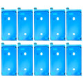 10 PCS LCD Frame Bezel Waterproof Adhesive Stickers for iPhone 8 Plus(Black)