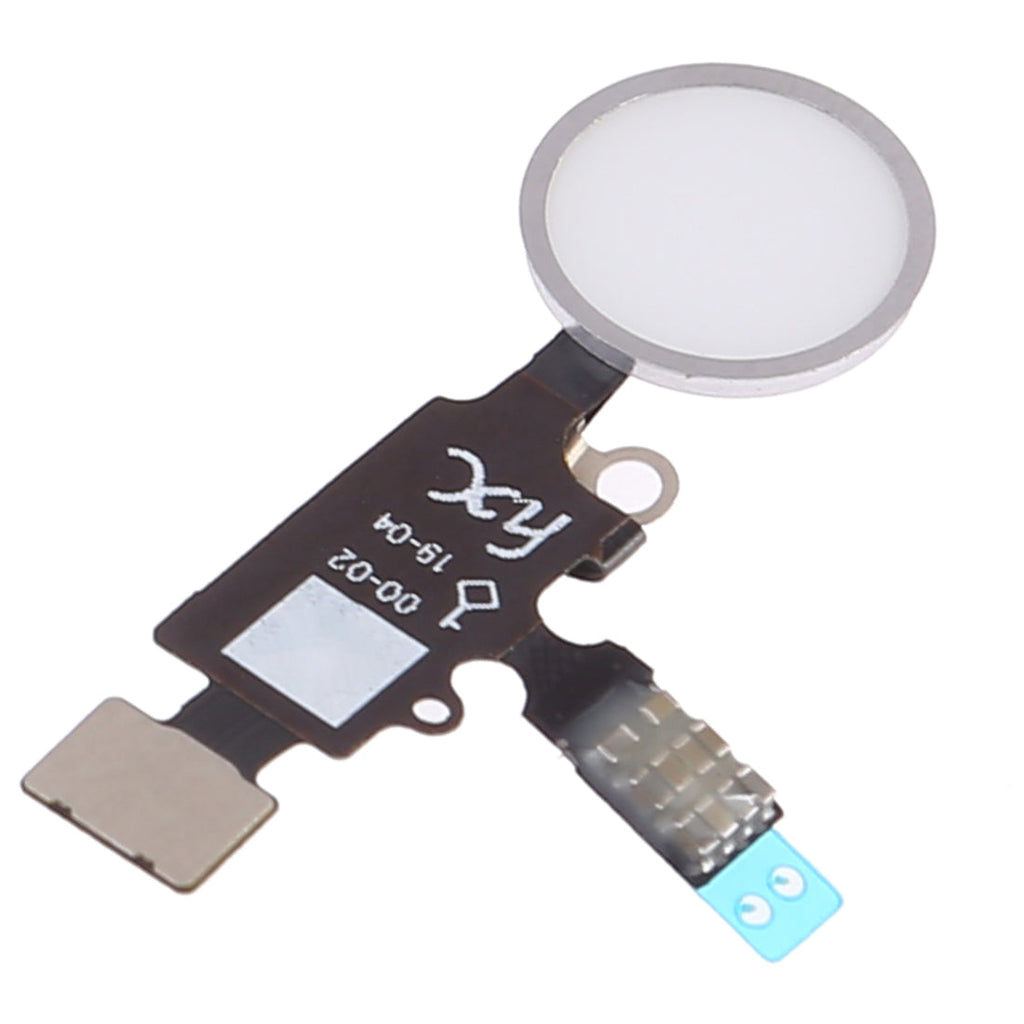New Design Home Button (2 nd ) with Flex Cable for iPhone 8 Plus / 7 Plus / 8 / 7(Silver)