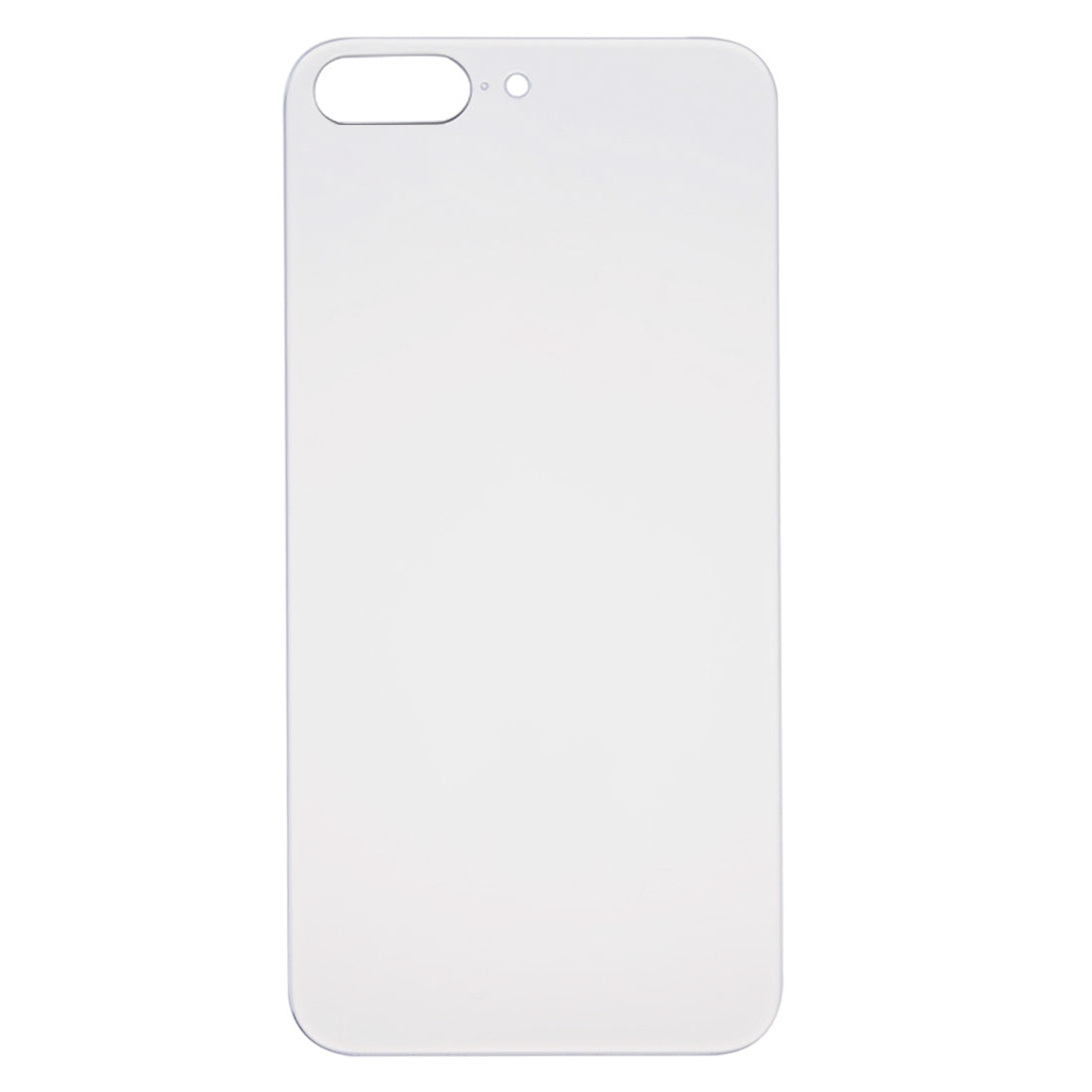 Glass Battery Back Cover for iPhone 8 Plus (Silver)