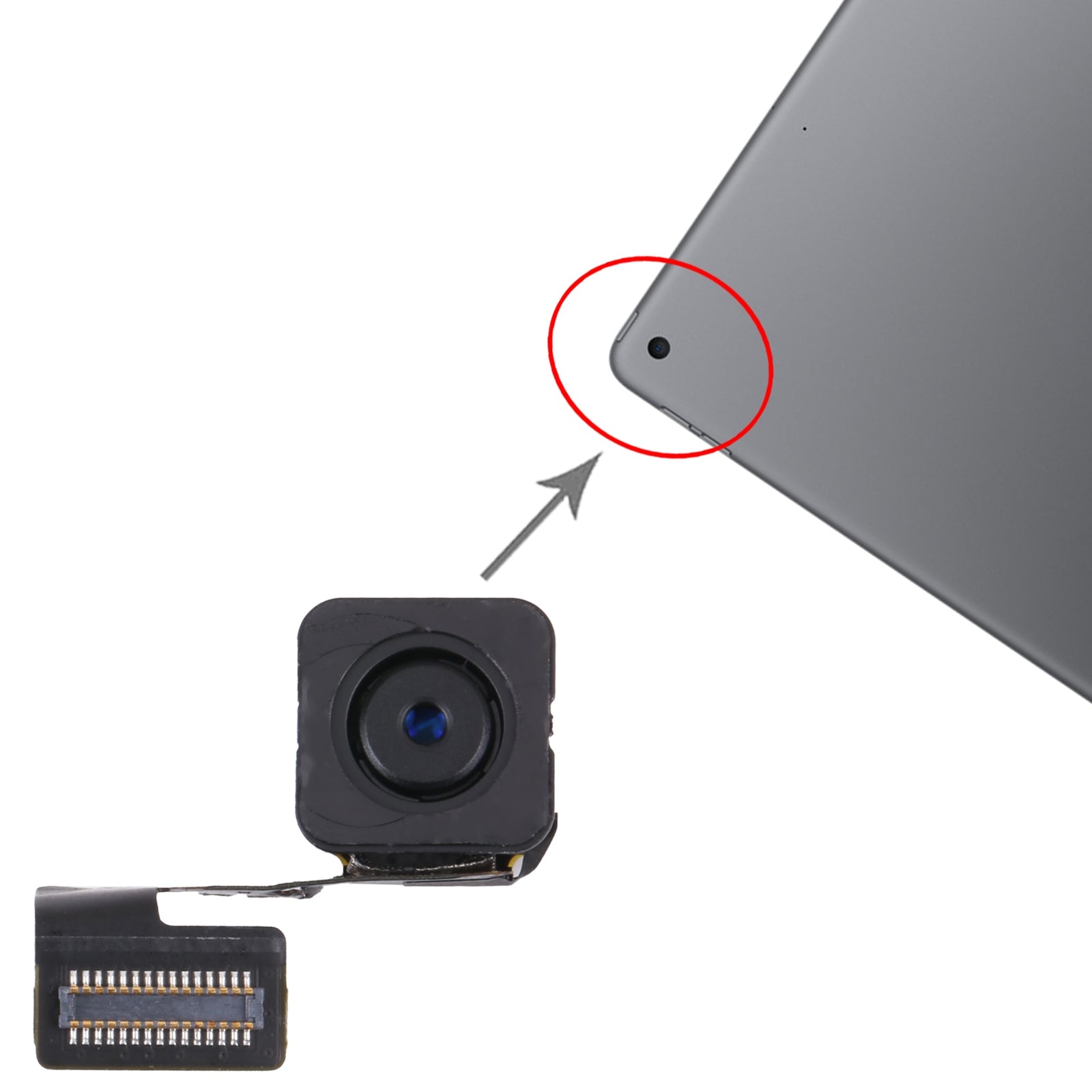For iPad 10.2 2021 A2603 A2604 Back Facing Camera