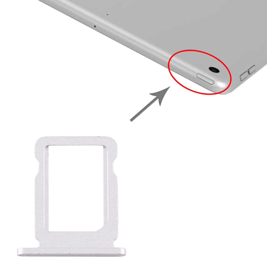 SIM Card Tray for iPad Pro 12.9 inch (2018) / iPad Pro 11 inch?2018? (Silver)