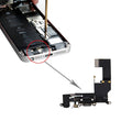Original Charging Port + Audio Flex Cable for iPhone SE(Black)