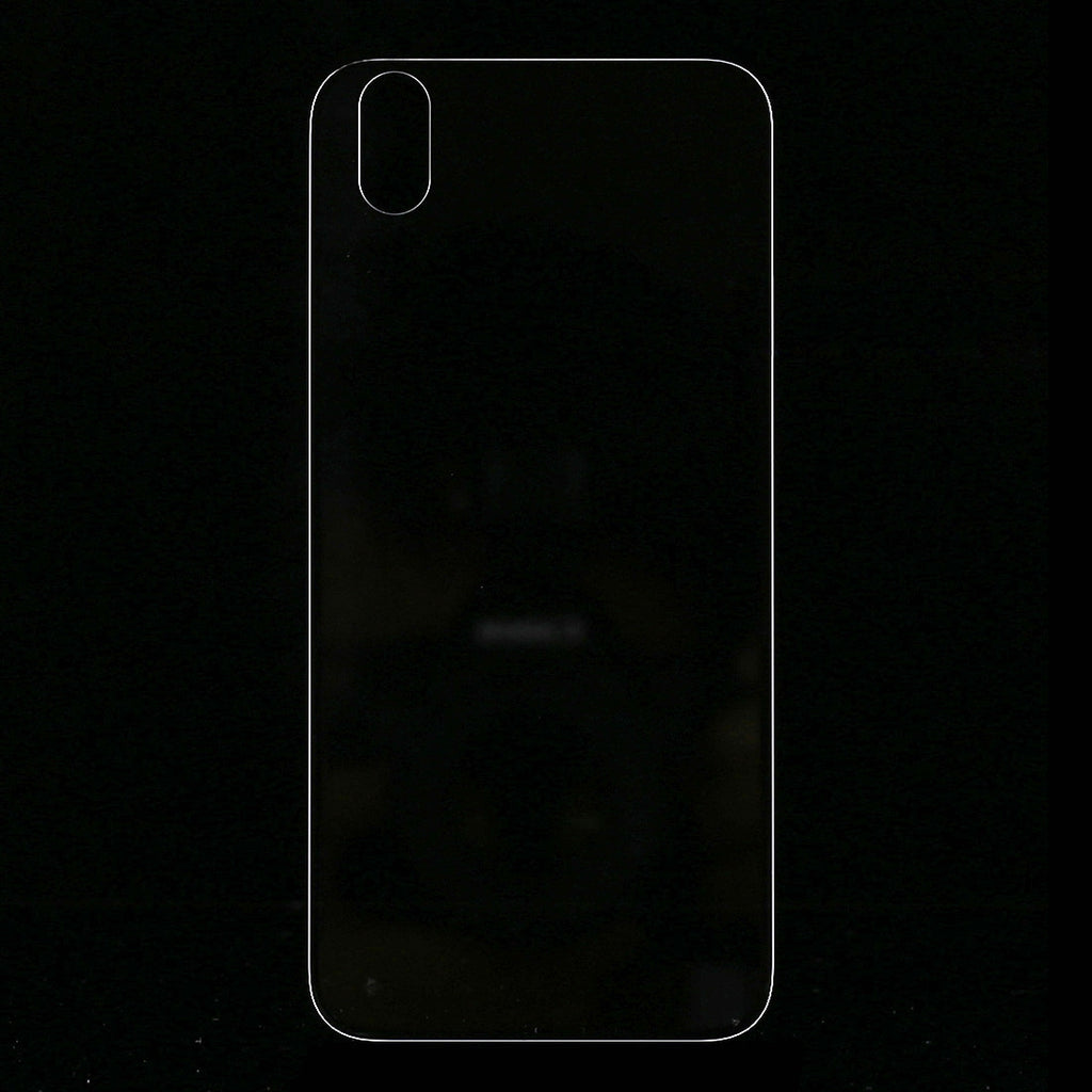 Glass Battery Back Cover for iPhone X(Transparent)