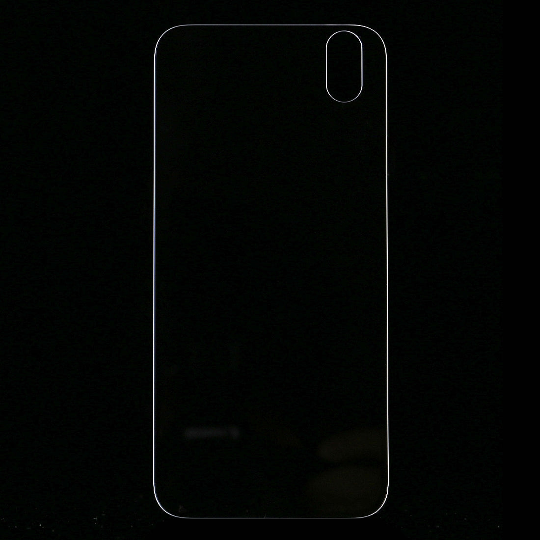 Glass Battery Back Cover for iPhone X(Transparent)