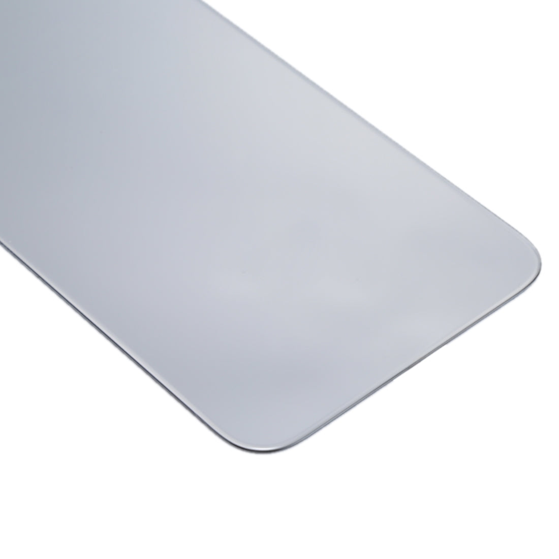 Glass Mirror Surface Battery Back Cover for iPhone X(Silver)