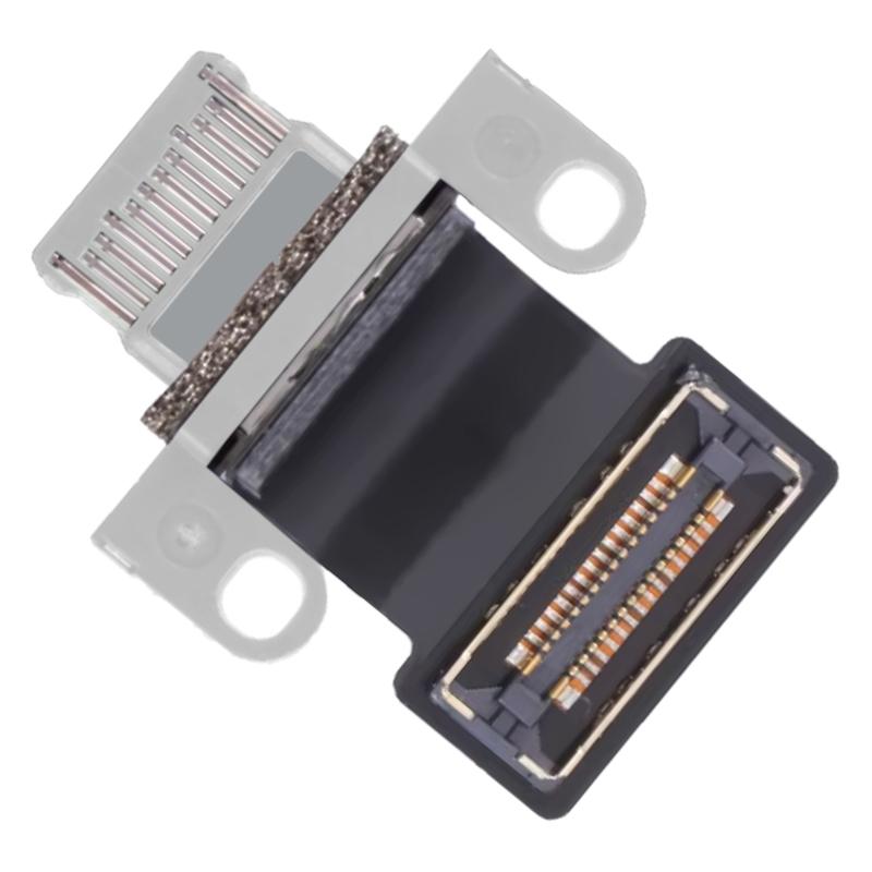 For Macbook Pro 14 2023 A2779 821-03084-A Charging Port Flex Cable (Silver)