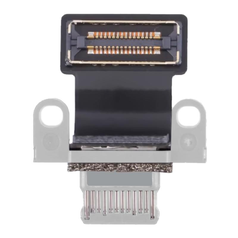 For Macbook Pro 16 inch 2023 A2780 821-03084-A Charging Port Flex Cable (Silver)