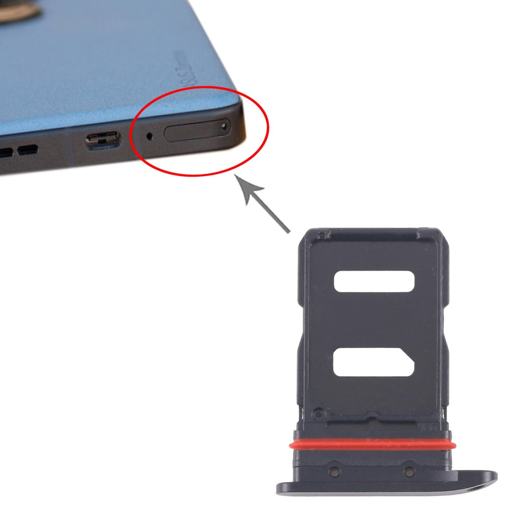 For Asus Zenfone 9 AI2202 SIM Card Tray (Black)