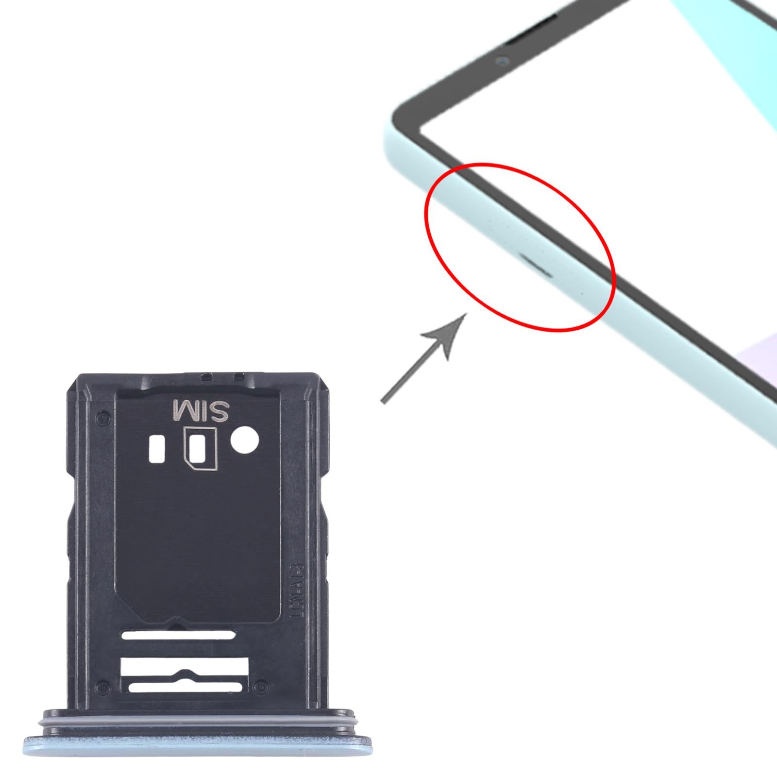 For Sony Xperia 10 VI SIM + Micro SD Card Tray (Blue)