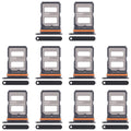 For Xiaomi 14T Pro 5G 10pcs Original SIM Card Tray + SIM Card Tray (Black)