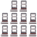 For Xiaomi 14T Pro 5G 10pcs Original SIM Card Tray + SIM Card Tray (Gold)