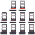 For Xiaomi 14T 5G 10pcs Original SIM Card Tray + SIM Card Tray (Black)