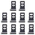 For Xiaomi 15 10pcs Original SIM Card Tray + SIM Card Tray (Black)