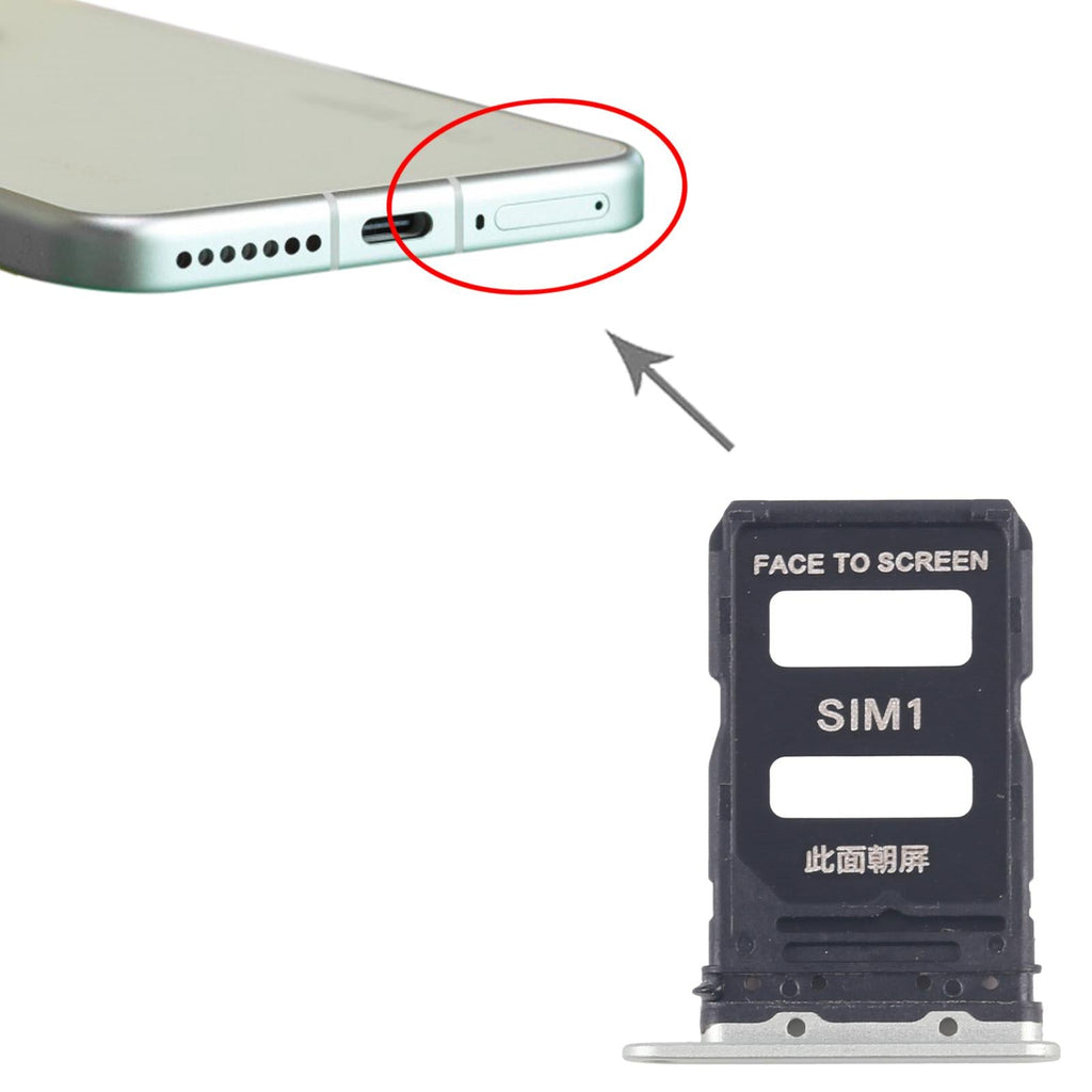 For Xiaomi 15 10pcs Original SIM Card Tray + SIM Card Tray (Green)