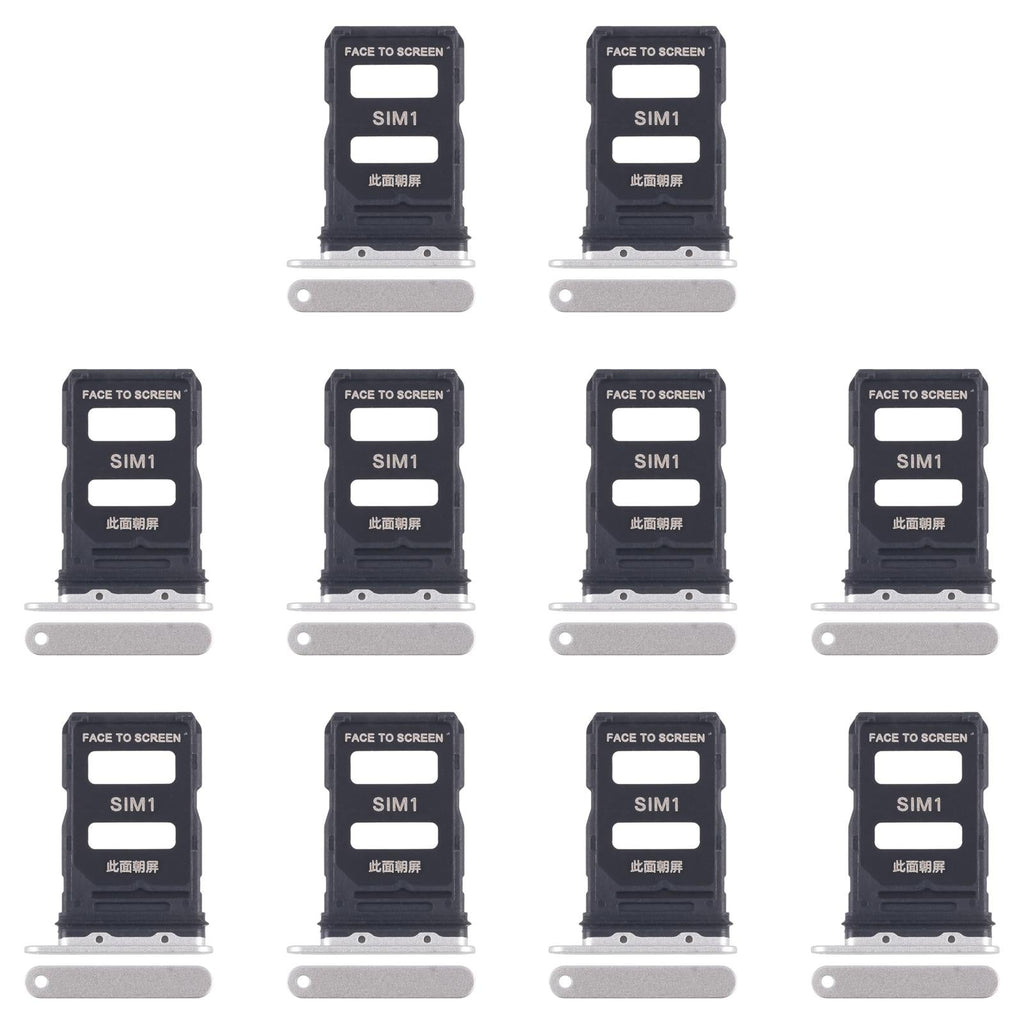 For Xiaomi 15 10pcs Original SIM Card Tray + SIM Card Tray (Gold)
