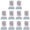 For Xiaomi Redmi Note 14 5G 10pcs Original SIM + SIM / Micro SD Card Tray (Light Green)