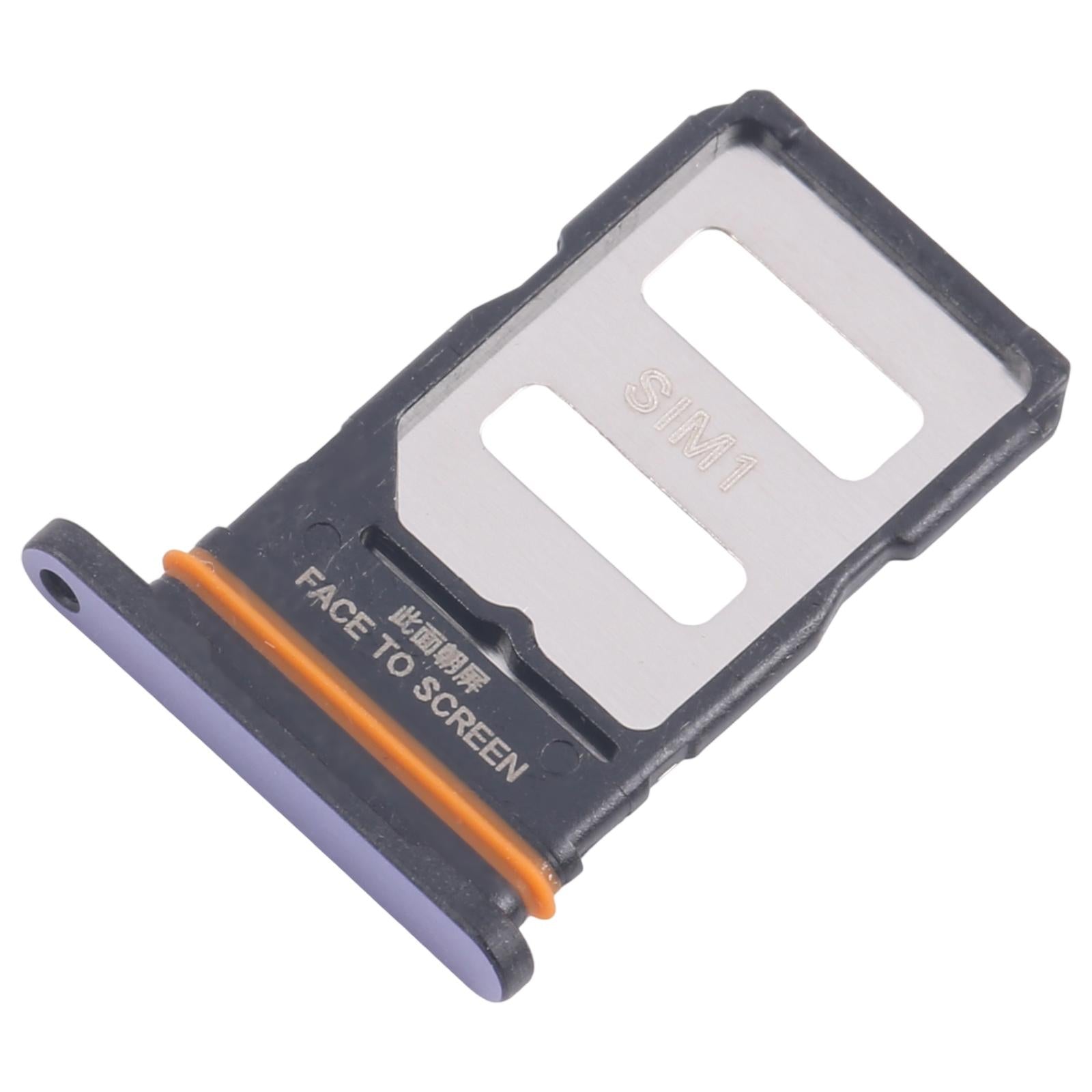 For Xiaomi Redmi Note 14 Pro+ 5G 10pcs Original SIM Card Tray + SIM Card Tray (Purple)