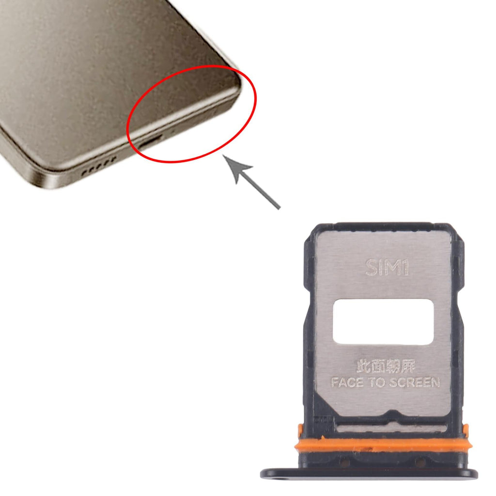 For Xiaomi Redmi Turbo 4 Pro 10pcs Original SIM Card Tray + SIM Card Tray (Black)