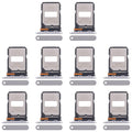 For Xiaomi Redmi Turbo 4 Pro 10pcs Original SIM Card Tray + SIM Card Tray (Silver)