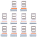 For Xiaomi Redmi Turbo 4 10pcs Original SIM Card Tray + SIM Card Tray (Blue)