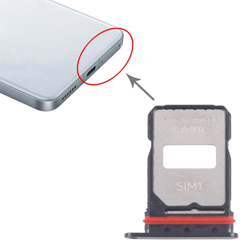 For Xiaomi Poco F7 Ultra 10pcs Original SIM Card Tray + SIM Card Tray (Frosted Black)