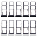 For Xiaomi Redmi 14C 4G 10pcs Original SIM Card Tray + SIM Card Tray + Micro SD Card Tray (Black)