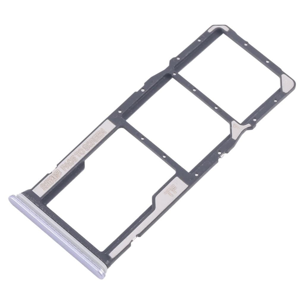 For Xiaomi Redmi 14C 4G 10pcs Original SIM Card Tray + SIM Card Tray + Micro SD Card Tray (Purple)
