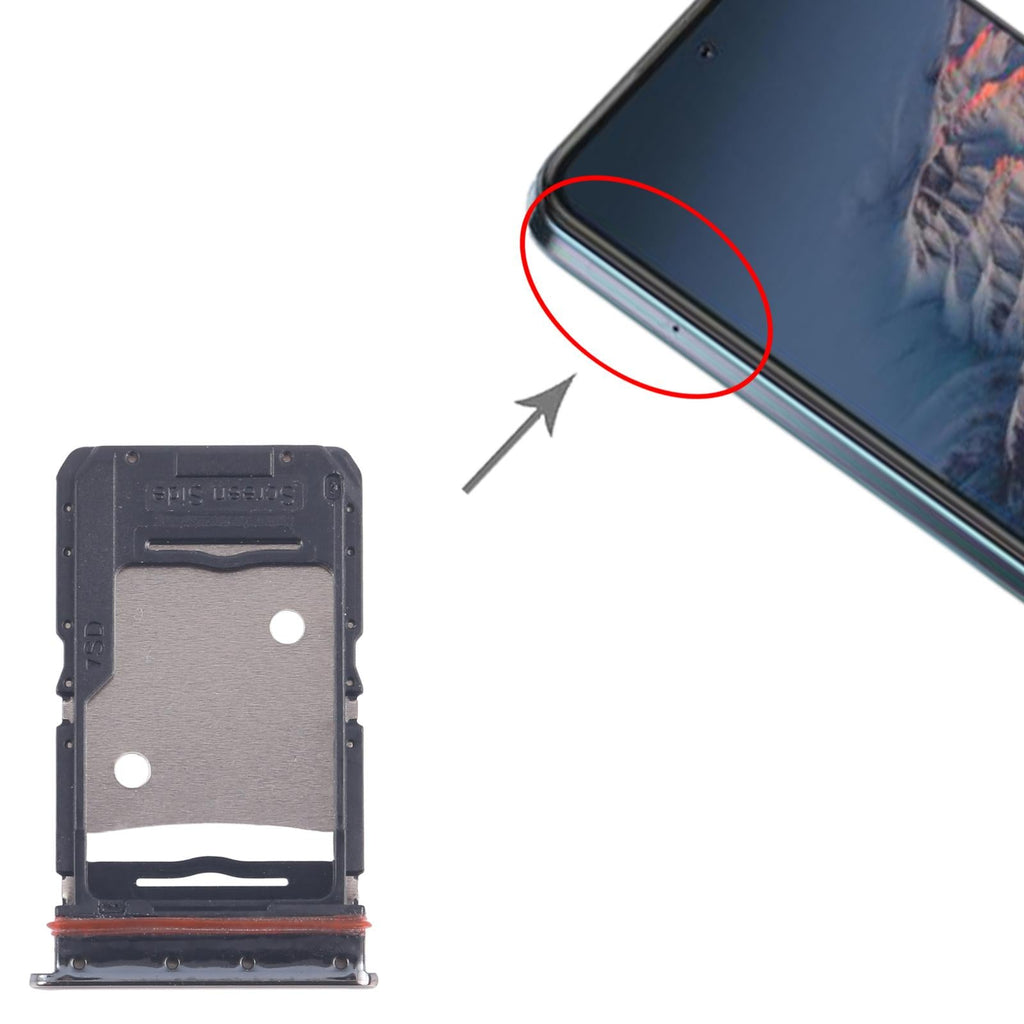 For Tecno Camon 18 P 10pcs Original SIM Card Tray + SIM Card Tray + Micro SD Card Tray (Gold)
