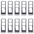 For Tecno Spark 20 Pro 4G 10pcs Original SIM Card Tray + SIM Card Tray + Micro SD Card Tray (Gold)