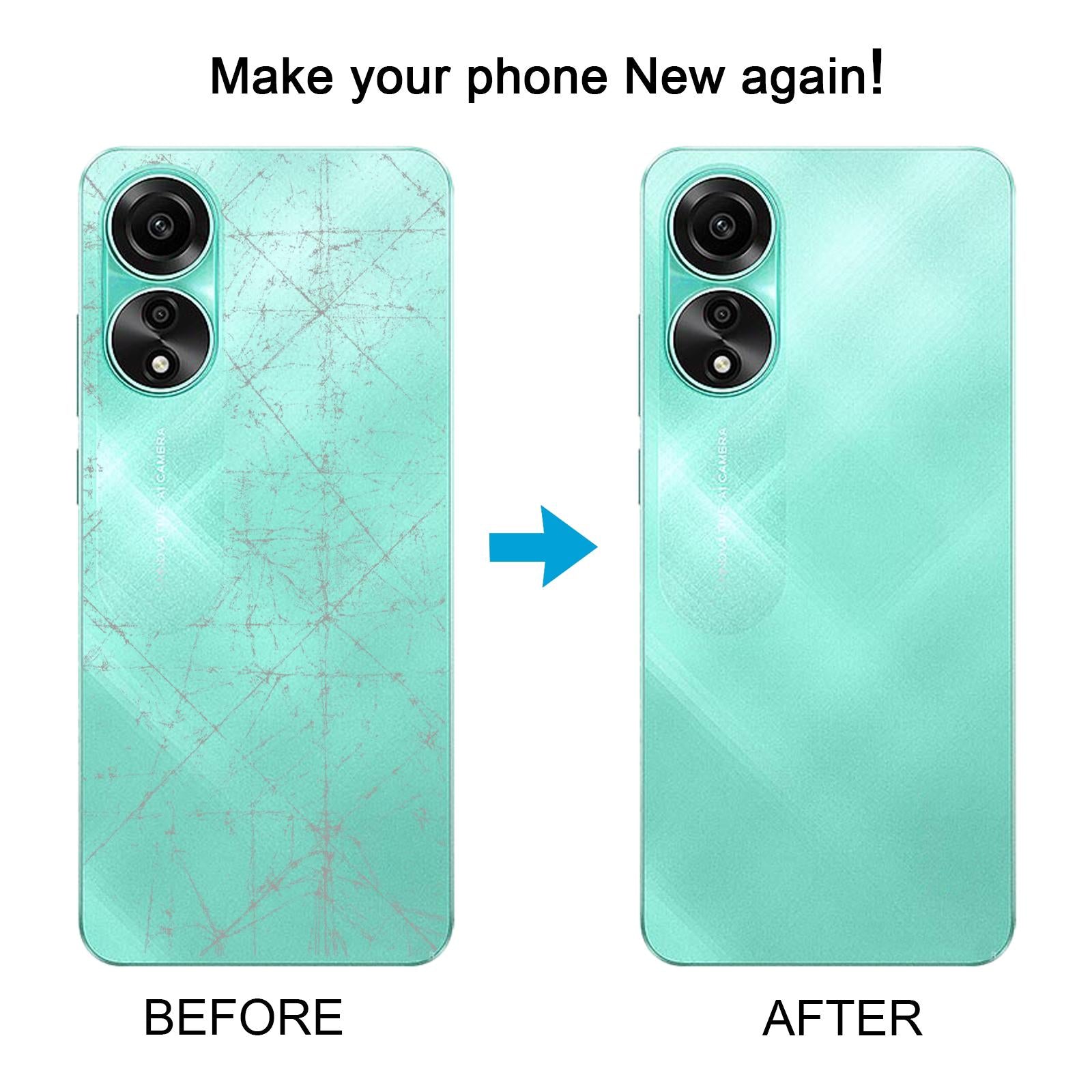 For OPPO A78 4G Original Battery Back Cover with Camera Lens Frame(Green)
