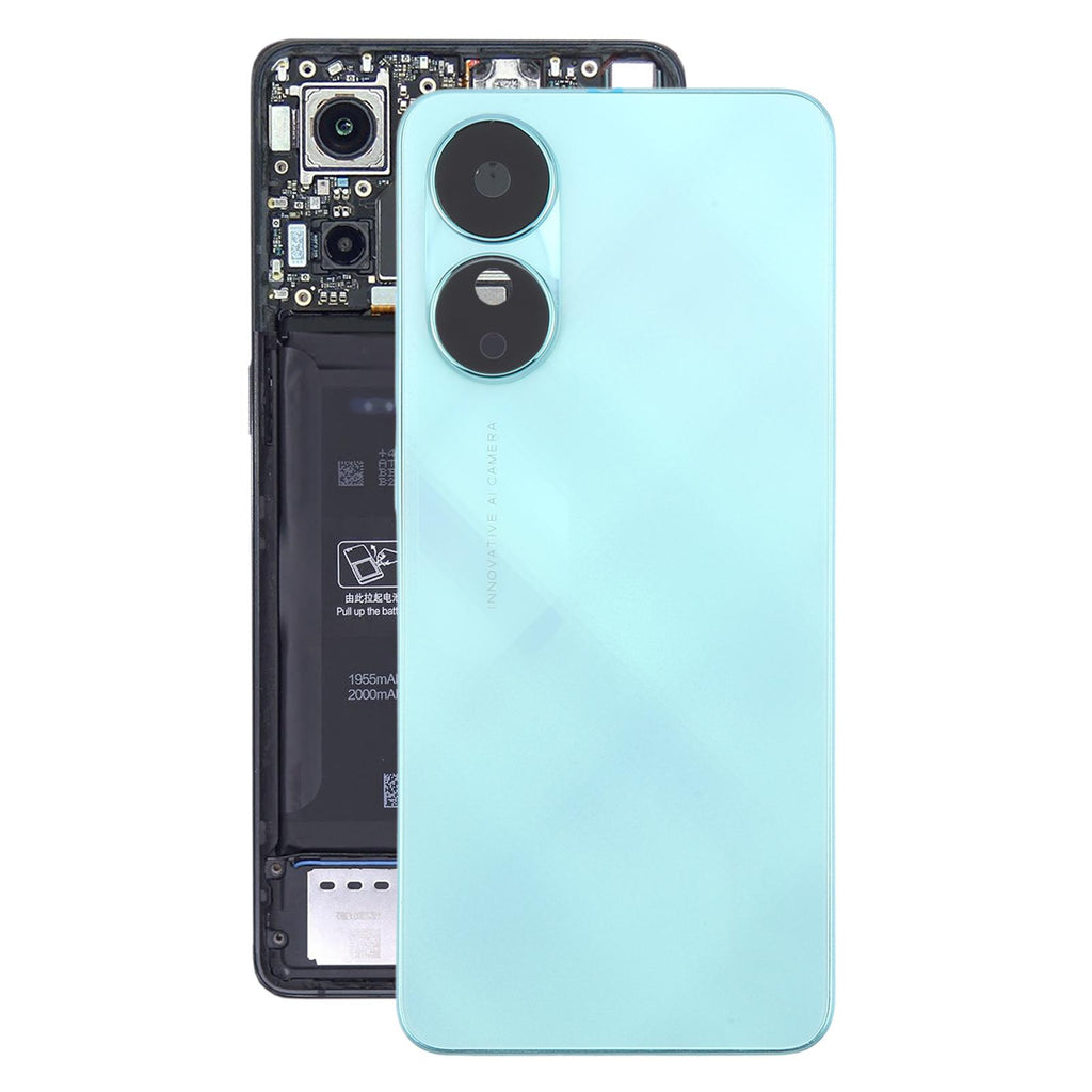 For OPPO A78 4G Original Battery Back Cover with Camera Lens Frame(Green)